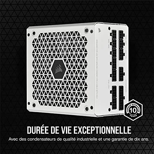 Corsair RM750 750W 80+ Gold modulaire blanc - vue 4
