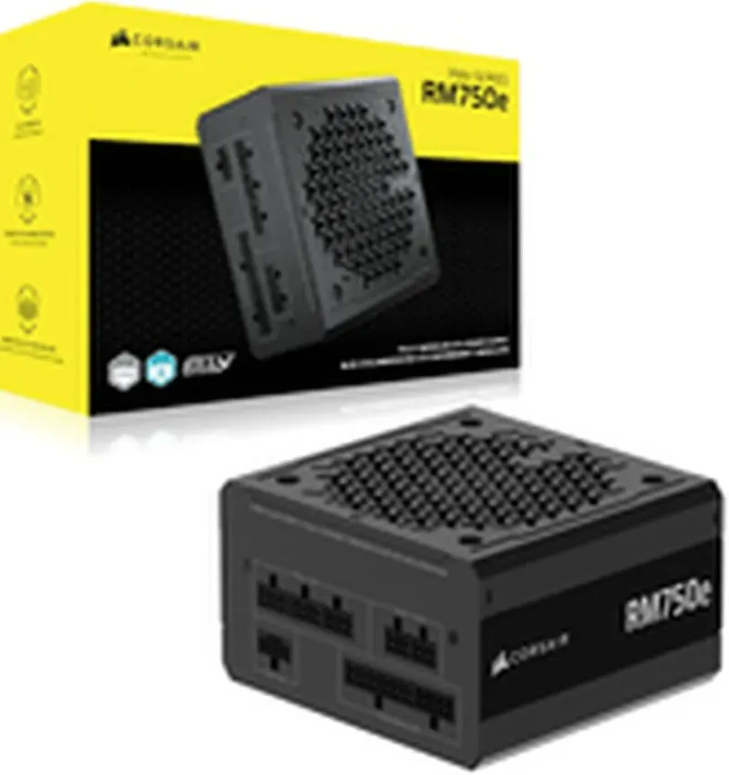 Alimentation PC modulaire CORSAIR RM750e 750W 80 PLUS Gold noir - image 2