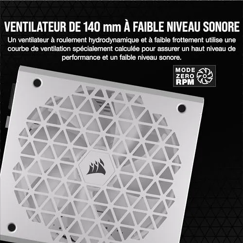 Corsair RM750x Shift White 750W modulaire - vue 6
