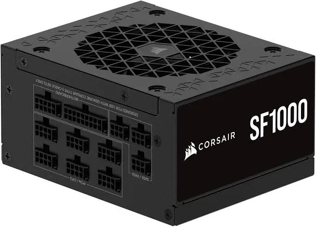 Alimentation PC modulaire Corsair SF1000 1000W 80 PLUS Platinum noir - alimentation vue principale