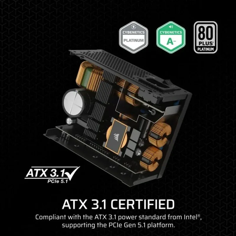 Alimentation PC modulaire Corsair SF850 850W 80 PLUS Platinum noir - image 4