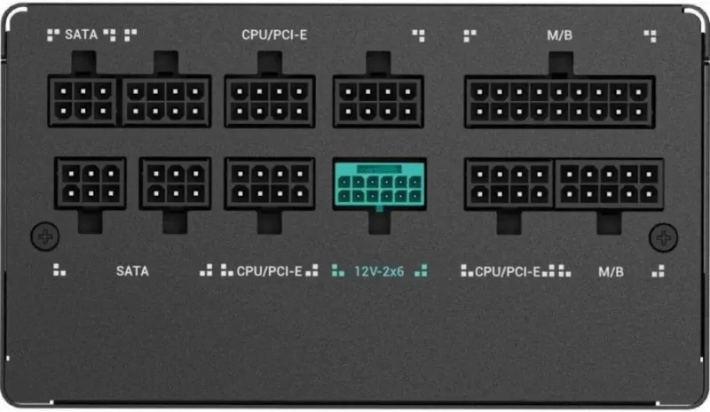DeepCool PN750M unité d'alimentation d'énergie 750 W 20+4 pin ATX ATX Noir - image 4
