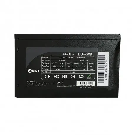 DUST ATX 500W DU-A50B noir