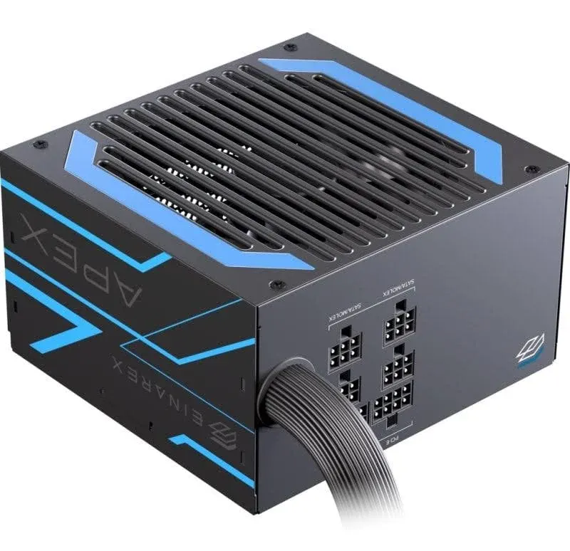 Alimentation semi-modulaire Einarex 550 W Cybenetics Bronze Apex L1 avec PFC actif. Suppléments - alimentation vue principale