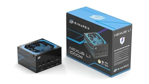Alimentation Einarex 1000 W Cybenetics Gold Nexus L1 entièrement modulaire ATX 3.1 PCIe 5.1 - alimentation vue principale