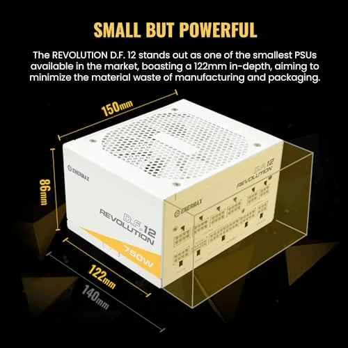 Enermax Revolution D.F.12 850W 80+ Gold blanc - vue 4