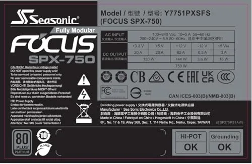 Focus SPX-750 750W modulaire - vue 6