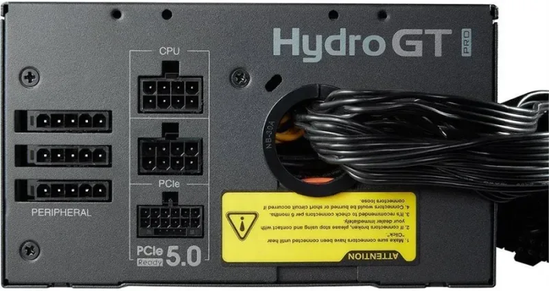 Alimentation PC semi-modulaire Fsp Hydro GT PRO 850W 80 PLUS Gold Noir - image 3