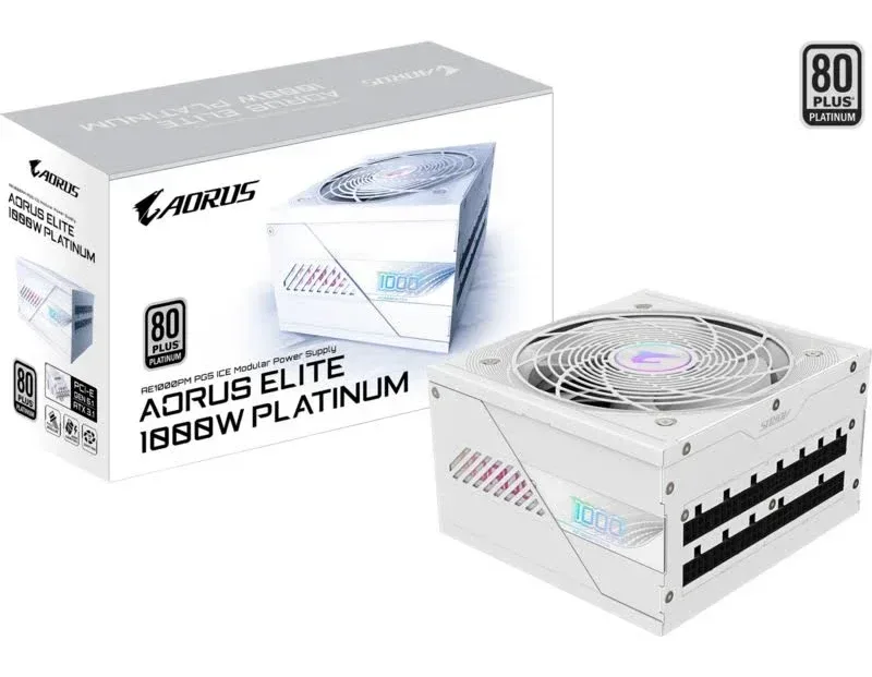 Gigabyte AORUS Elite P1000W 1000W 80+ Platinum blanc