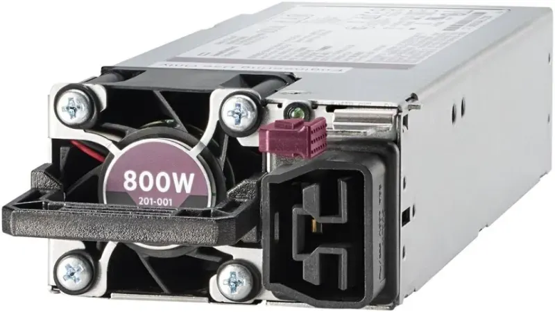 Fonte d'Alimentation HPE 800W Certification Platinum Flex Slot Hot Plug - alimentation vue principale