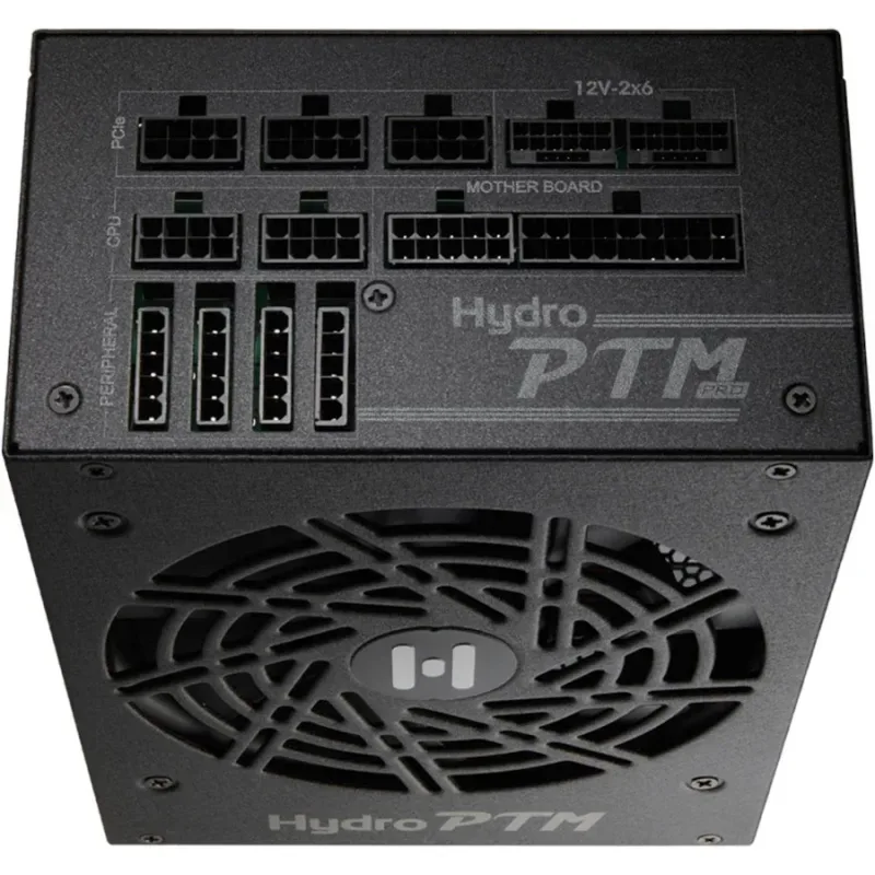 Hydro PTM PRO ATX3.0(12V-2x6) unité d''alimentation d''énergie 20+4 pin ATX ATX Noir alimentation modulaire 1350 watt - image 3