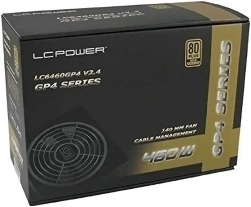 Fuente de Alimentación LC-Power LC6460GP4 V2.4 460W 80 PLUS Gold ventilateur 140 mm - image 2