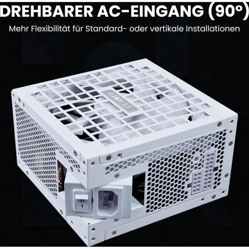 Fuente de Alimentación Lian Li RS1000G 1000W 80 PLUS Gold modulaire blanche - image 4