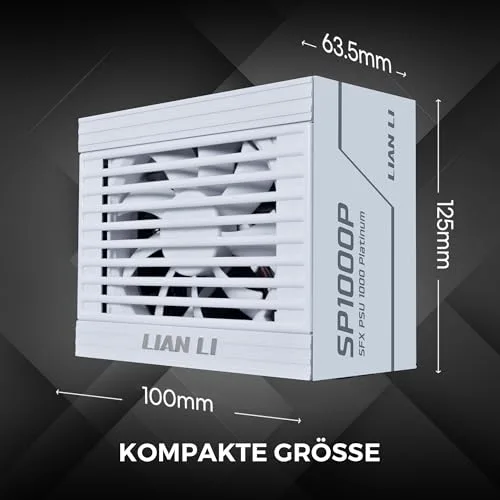 Lian Li SP1000P 1000W 80+ Platinum modulaire blanche - vue 3