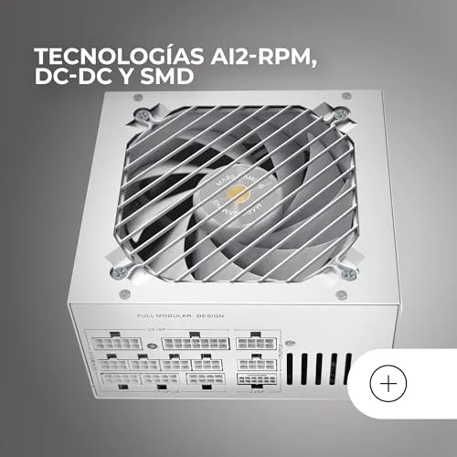 Mars Gaming Mpb1000sim 1000W 80+ Gold modulaire blanc - vue 4