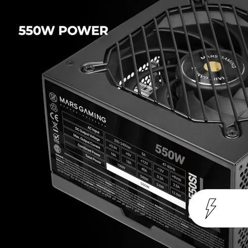 Mars Gaming MPB550SI 550W 80+ Bronze - vue 4