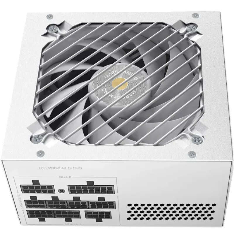 Fuente de Alimentación Mars Gaming MPB650SIM 650W 80 PLUS Bronze modulaire ventilateur silence blanc - image 4