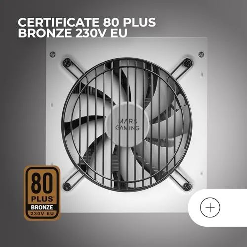 Mars Gaming MPB750 750W 80+ Bronze blanc - vue 3