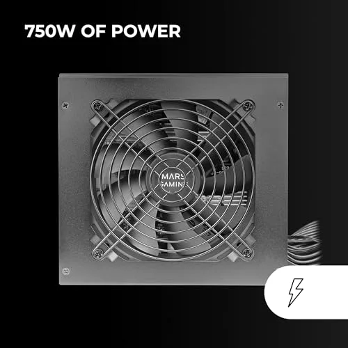 Mars Gaming MPB750S 750W 80+ Bronze ARGB noir - vue 2
