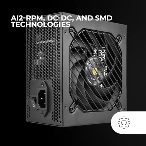 Mars Gaming MPB850SI 850W 80+ Bronze noir - vue 3