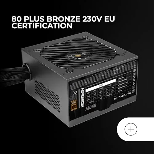 Mars Gaming MPB850SI 850W 80+ Bronze noir - vue 5