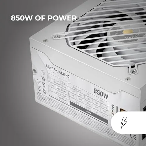 Mars Gaming Mpb850sim 850W 80+ Bronze modulaire blanc - vue 2
