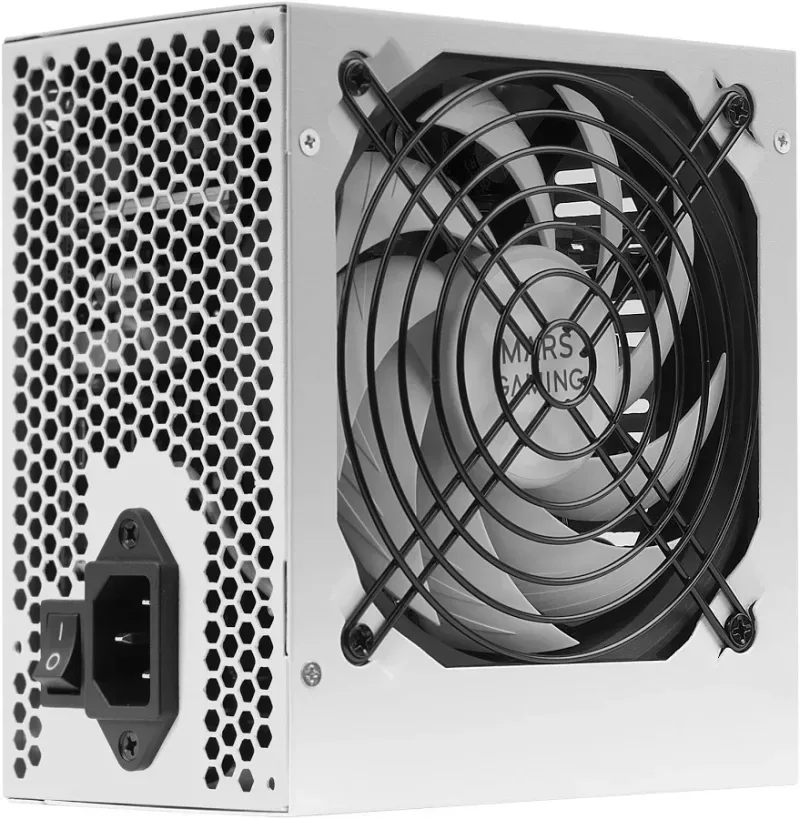 Mars Gaming Mpiii650 Pc Atx Alimentation 650w 5 ans de garantie 85% Ai-rpm Efficacité Blanc - image 2