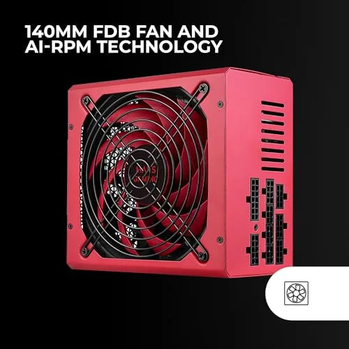 Mars Gaming MPVU750M 750W 80+ Gold modulaire rouge - vue 4
