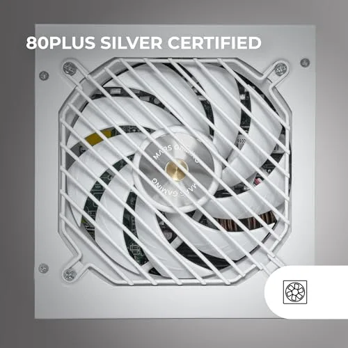 Mars Gaming MPZE750SI 750W 80+ Silver blanc - vue 4