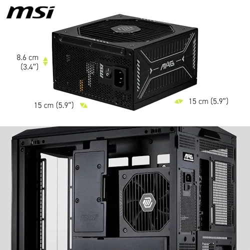 MSI A850GLS 1000W 80+ Gold modulaire - vue 6