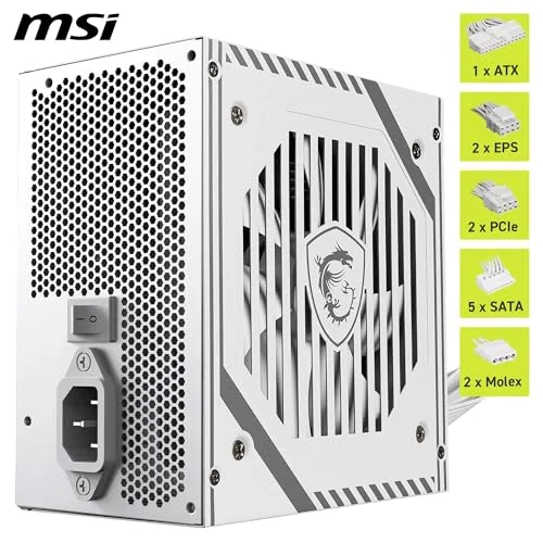 MSI MAG A650BNL 650W 80+ Bronze blanc - vue 6