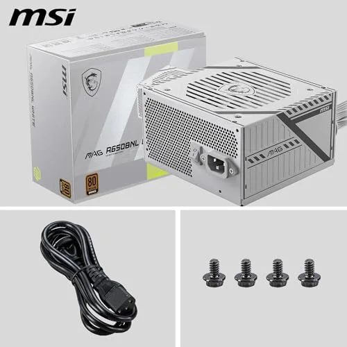 MSI MAG A650BNL 650W 80+ Bronze blanc - vue 7