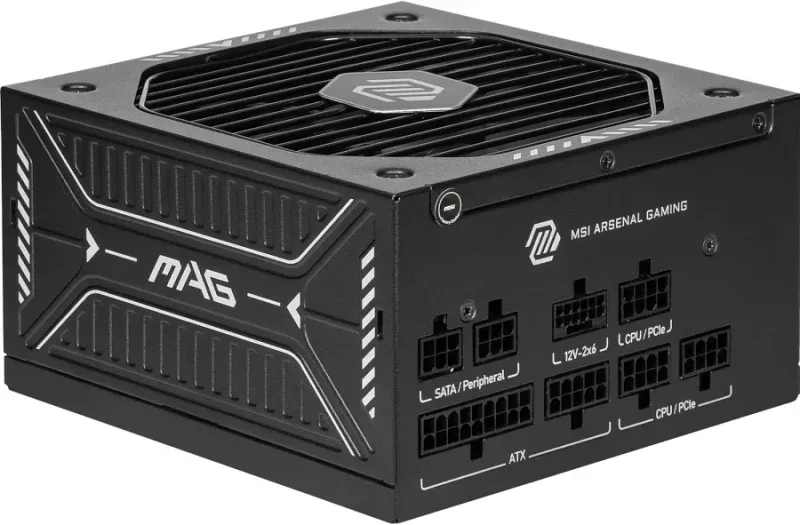 MSI MAG A650GLS PCIE5 650W 80+ Gold modulaire noir
