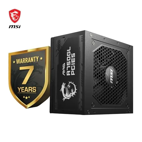 MSI MAG A750GL PCIE5 750W 80+ Gold modulaire noir - vue 2