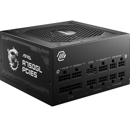 MSI MAG A750GL PCIE5 750W 80+ Gold modulaire noir