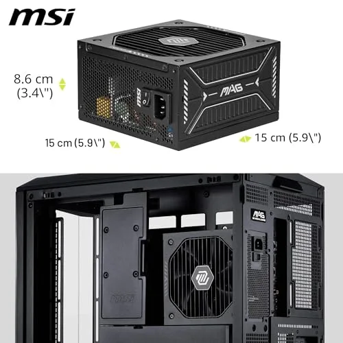 MSI MAG A750GLS 750W 80+ Gold modulaire - vue 6