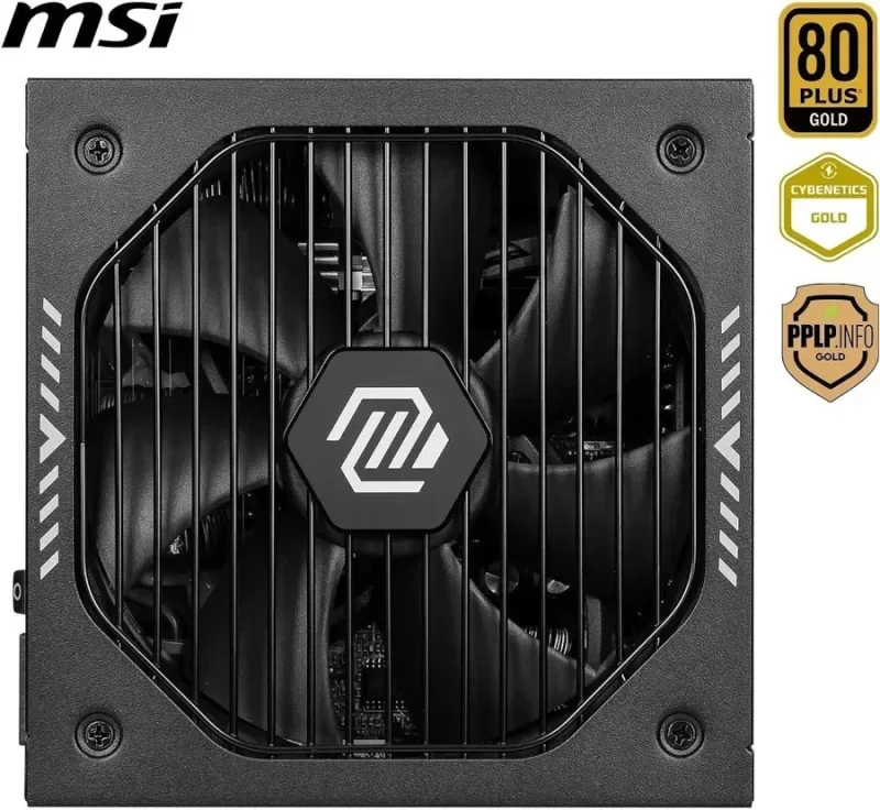 Alimentation PC modulaire MSI MAG A750GLS PCIE5 750W 80 PLUS Gold noir - image 3