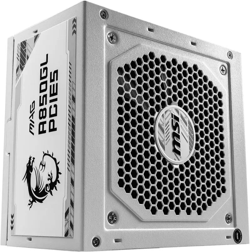 Alimentation PC modulaire MSI MAG A850GL PCIE5 850W 80 PLUS blanc - image 5