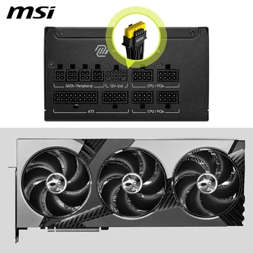 MSI MAG A850GLS 850W 80+ Gold - vue 4