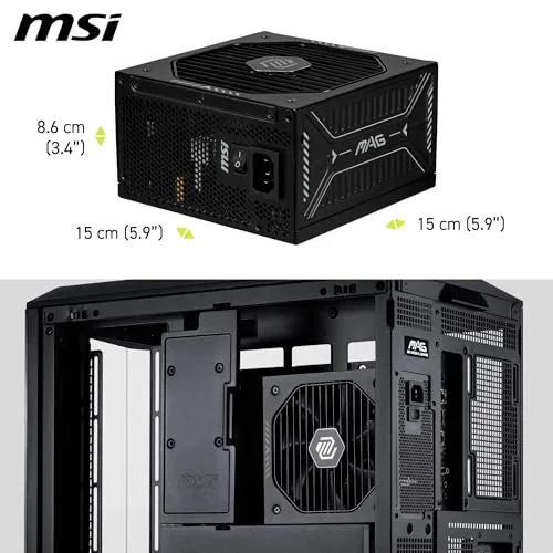 MSI MAG A850GLS 850W 80+ Gold - vue 6