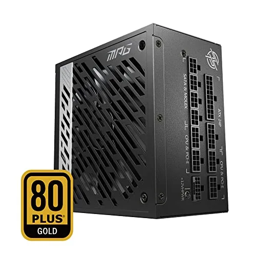 MSI MPG A1000G PCIE5 1000W 80+ Gold modulaire noir - vue 2