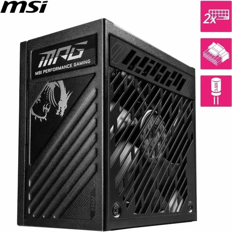 MSI ATX 1000W - 80+ Gold - MPG A1000GS PCIE5 Noir# - image 5