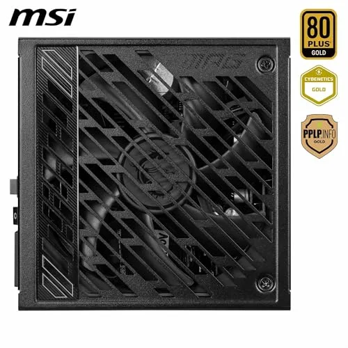 MSI MPG A1250GS PCIE5 1250W 80+ Gold modulaire noir - vue 3