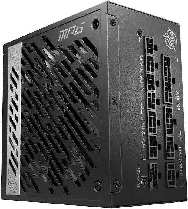 Alimentation PC modulaire MSI MPG A850G PCIE5 850W 80 PLUS Gold noir - image 3