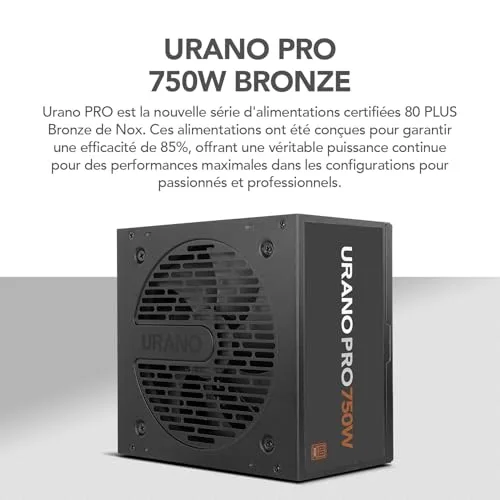 Nox 750W 80+ Bronze Urano PRO - vue 4