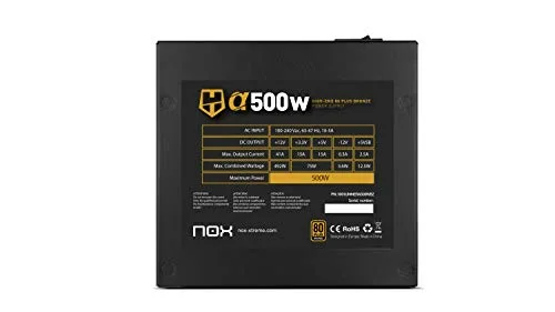 NOX Hummer Alpha 500W 80+ Bronze - vue 6