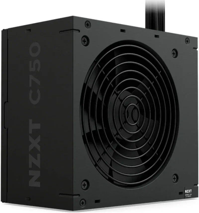 Alimentation PC non modulaire Nzxt C750 750W 80 PLUS Bronze Noir - alimentation vue principale