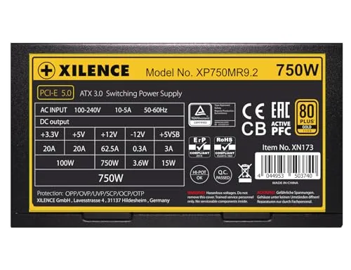 Performance X ATX 3.0 750W 80+ Gold modulaire - vue 5