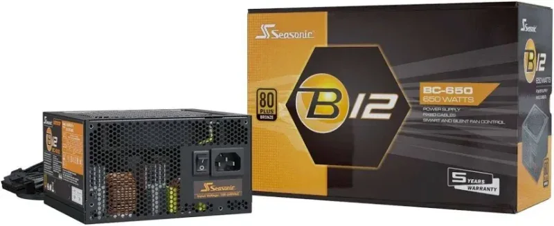 Seasonic B12 BC Série 650W 80 Plus Bronze - image 4