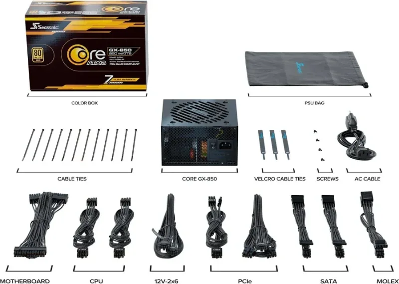 Seasonic ATX 3 850W 80+ Gold - GX-850-V2 - image 2